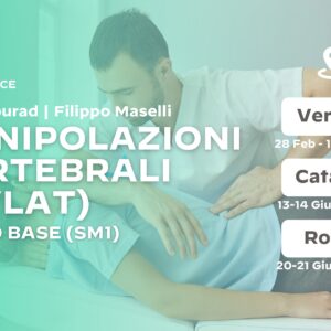 Manipolazioni Vertebrali (HVLAT) corso Base – VERONA