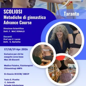 Scoliosi, Metodiche di Ginnastica advance course
